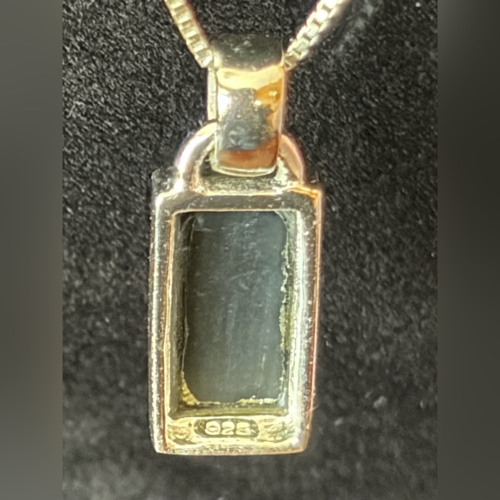 Onyx Su Thailand 925 earring necklace set $54 - Picture 12 of 12